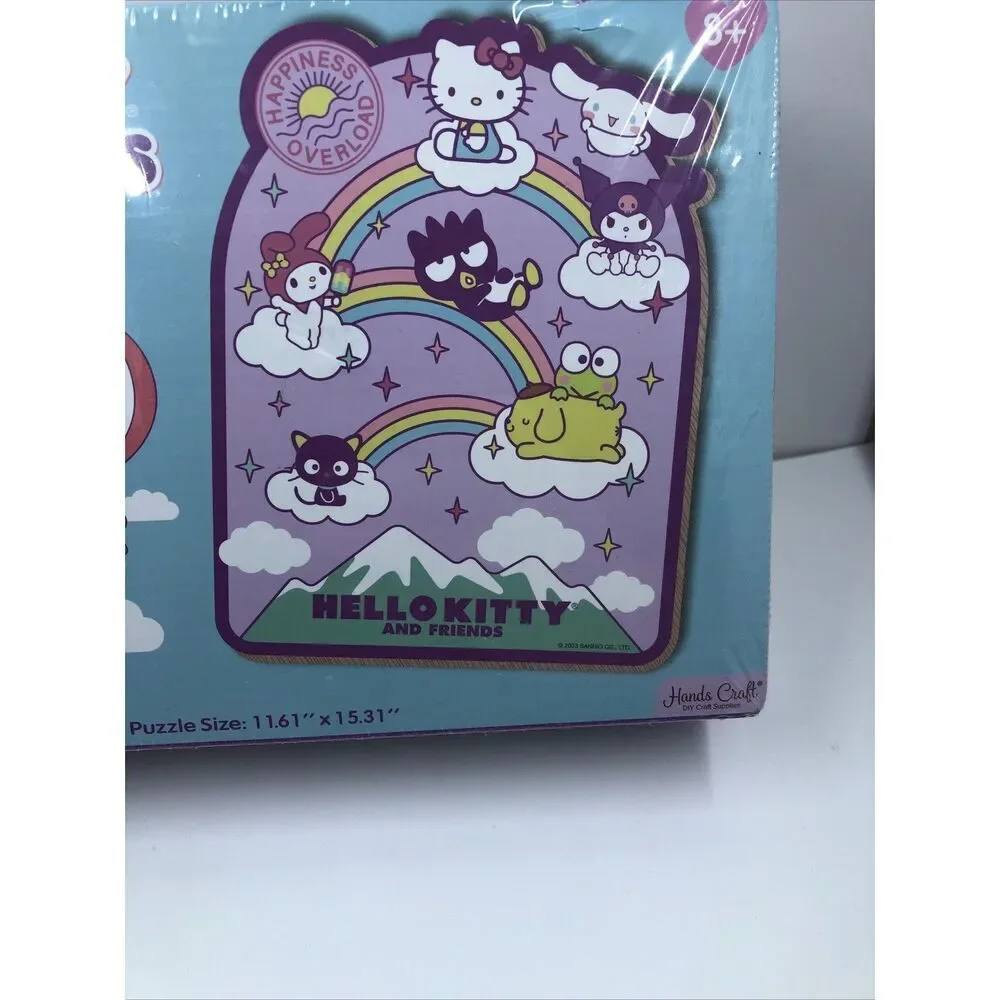 Hello Kitty and Friends Sanrio Wooden Jigsaw Puzzle 99 pcs.  Sealed
